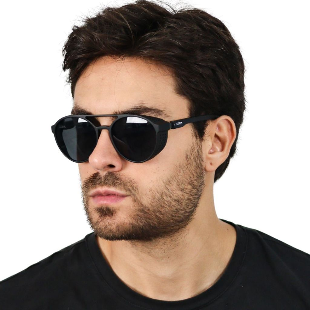 Óculos De Sol Redondo Original Masculino Moderno Boss Doha Glasses