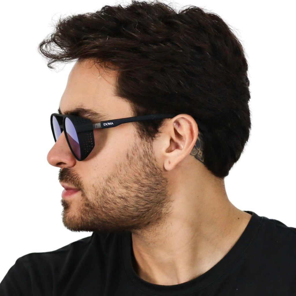Óculos De Sol Redondo Original Masculino Moderno Boss Doha Glasses