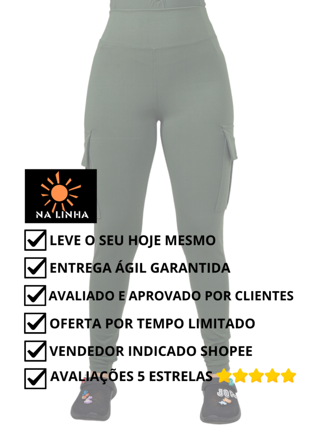 Calça Feminina para Aventura Pesca, Camping e Caça e Proteção Solar Fator 50