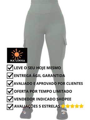 Calça Feminina para Aventura Pesca, Camping e Caça e Proteção Solar Fator 50