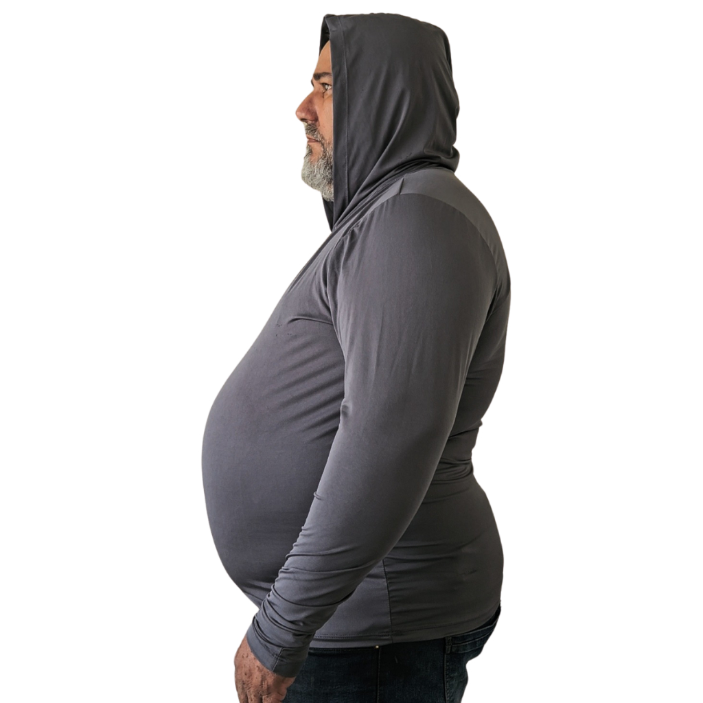 KIT de 4 Camisas Térmicas Dry Fit UV 50+ Com Capuz tamanho P ao G4 Extra Grande