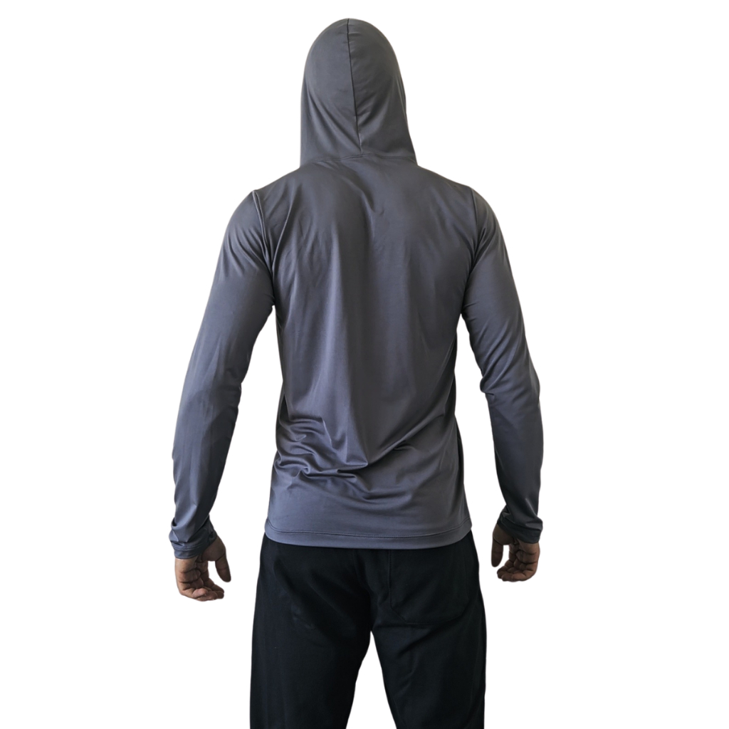 KIT de 4 Camisas Térmicas Dry Fit UV 50+ Com Capuz tamanho P ao G4 Extra Grande