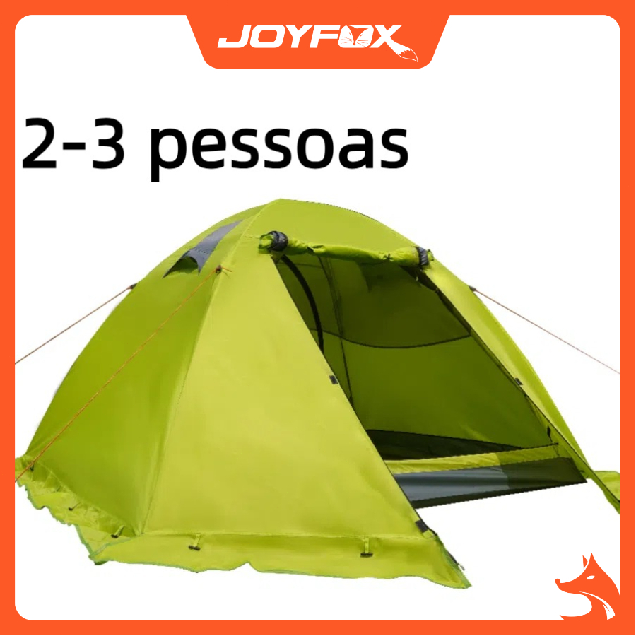 Barraca Camping 4 Pessoas 3500mm Impermeavel Profissional JOYFOX Tenda de trekking de montanha