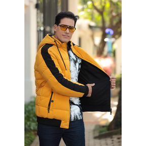 Jaqueta Bobojaco Casaco Forrada Frio Peluciada PUFFER Outono Neve Frio Impermeável Intenso Com Punho Gominho Que