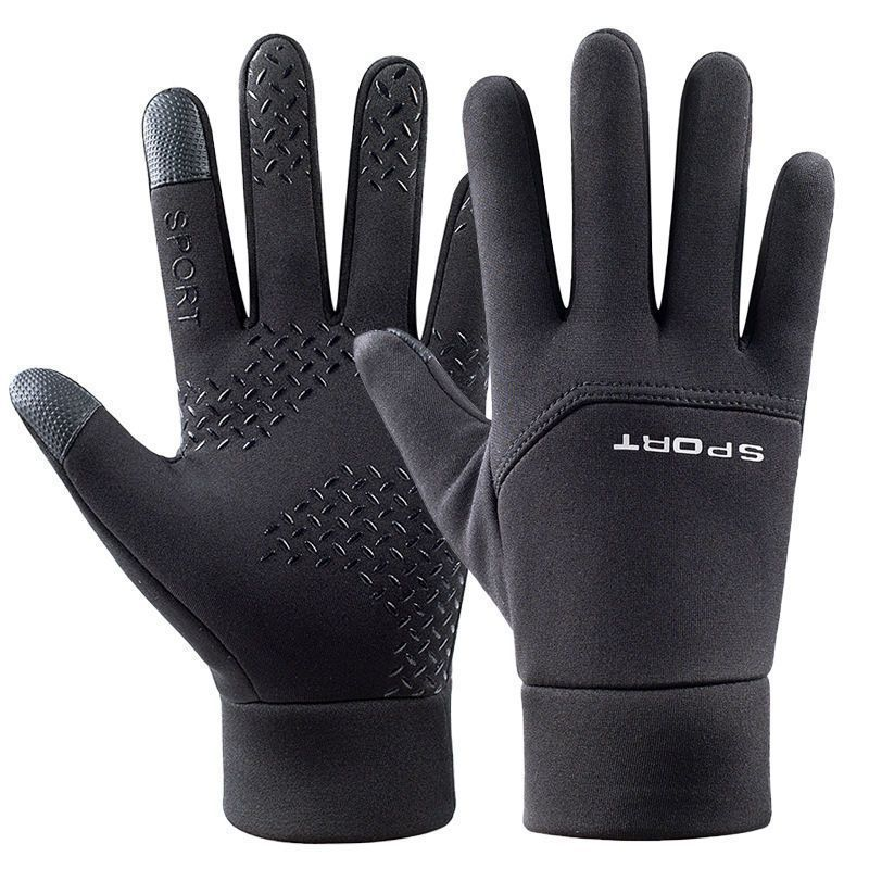 Luvas De Inverno Masculinas Impermeáveis Térmicas Com touch screen E Bolso Antiderrapante