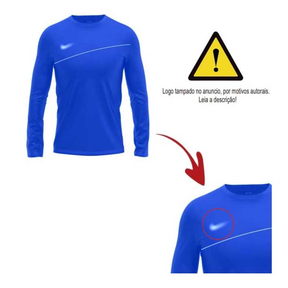 Camiseta Masculina Manga Longa Academia DryFit Slim