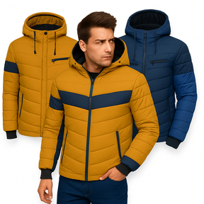 Jaqueta Bobojaco Casaco Forrada Frio Peluciada PUFFER Outono Neve Frio Impermeável Intenso Com Punho Gominho Que