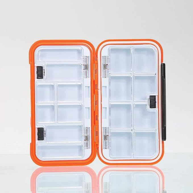 Estojo de Pesca Flutuante C/ 16 Divisórias - 16x9x4cm