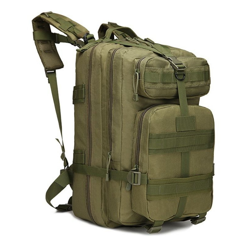Mochila Militar Tática 40l Impermeável Grande Camping Litros Reforçada com Bandeira Masculina Feminina