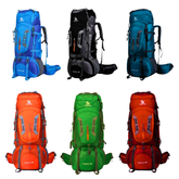 Mochila Impermeável Viajem Montanhismo Apoio Alumínio Costas Camping Cargueira Alpinismo Grande Capacidade 80 Litros