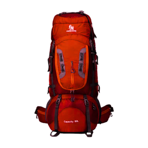 Mochila Impermeável Viajem Montanhismo Apoio Alumínio Costas Camping Cargueira Alpinismo Grande Capacidade 80 Litros