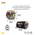 Kit Camping Barraca 2P Koala + Saco de Dormir Viper Verde + Isolante Térmico EVA