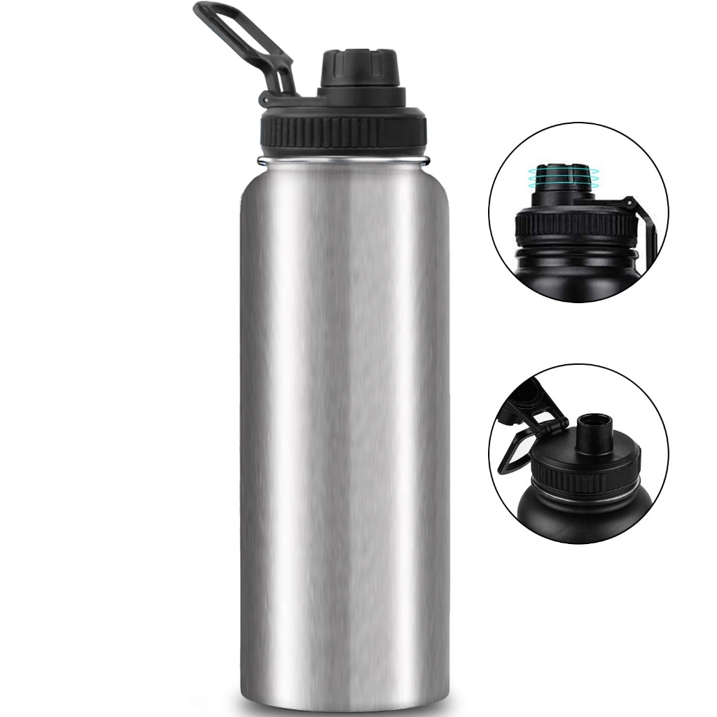 1200 ml 32 Oz 40 Oz Garrafa Térmica liso espacial Quente & Frio Com Isolamento Térmico