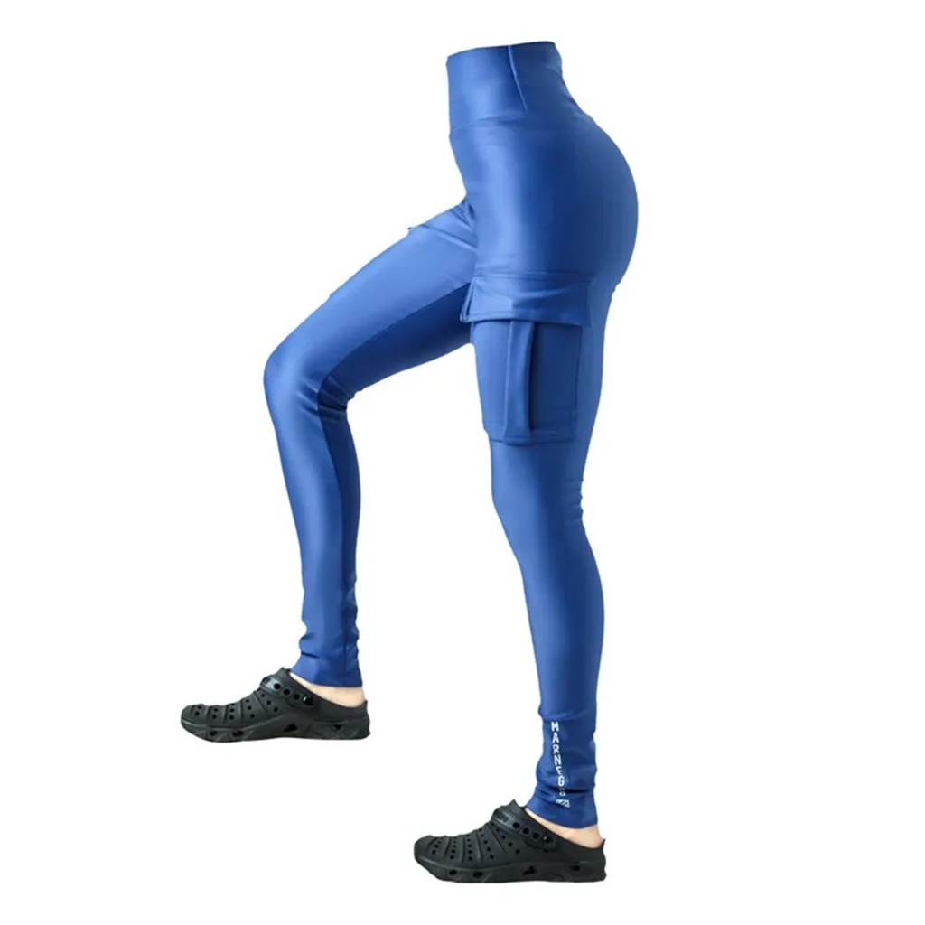Calça Legging Para Pesca Esportiva Camping Atividades Esportivas Ar Livre Feminina Sports Mar Negro