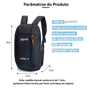 Mochila de ombro aplicável fitness outdoor alpinismo mochila pequena