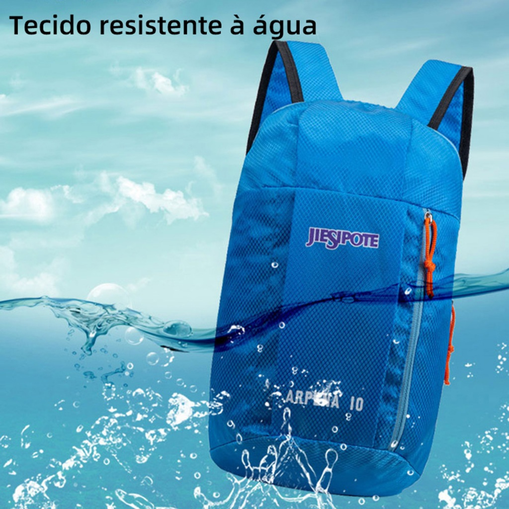 Mochila de ombro aplicável fitness outdoor alpinismo mochila pequena