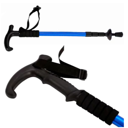 Bengala Bastão Para Caminhada Trilha Trekking Ajustável em Alumínio