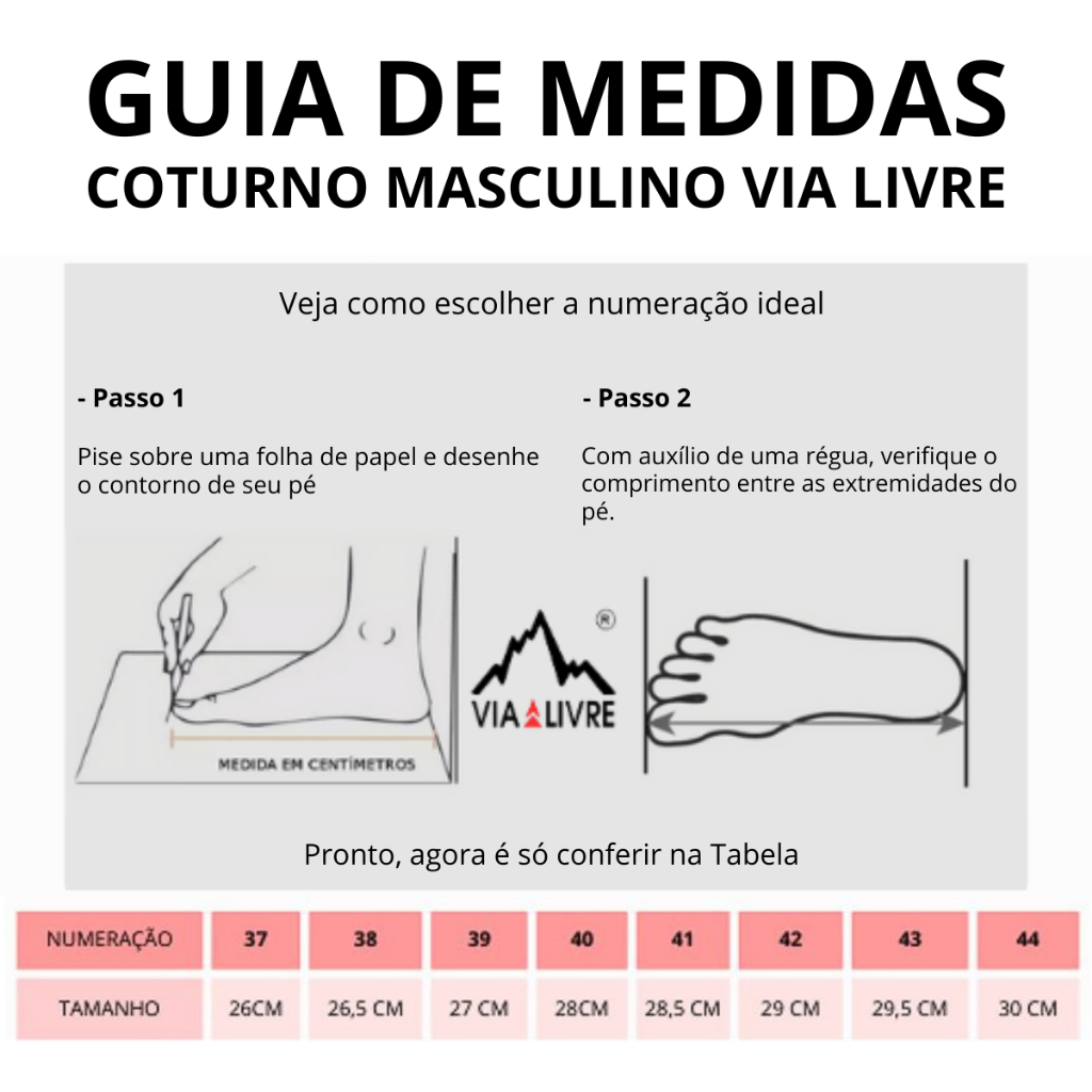 Bota Masculina Lançamento TOP Coturno Via Livre- N6 Com C.A