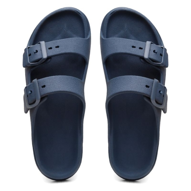 Sandalia Masculina Caçador Duas Tiras Fivela Ajustável Muito Leve