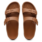 Sandalia Masculina Caçador Duas Tiras Fivela Ajustável Muito Leve