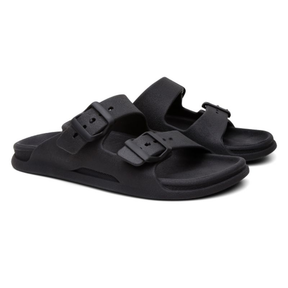 Sandalia Masculina Caçador Duas Tiras Fivela Ajustável Muito Leve