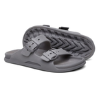 Sandalia Masculina Caçador Duas Tiras Fivela Ajustável Muito Leve