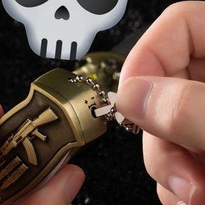 Acendedor Multifuncional à Prova de Vento com Abridor de Garrafas Canivete Camping Dobrável（sem gas）