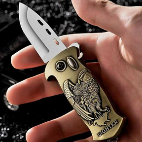 Acendedor Multifuncional à Prova de Vento com Abridor de Garrafas Canivete Camping Dobrável（sem gas）