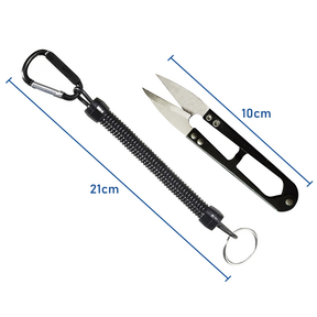 Alicate de pesca conjunto de 5 peças, clipe de peixe, alicate de pesca multifuncional de 5 peças