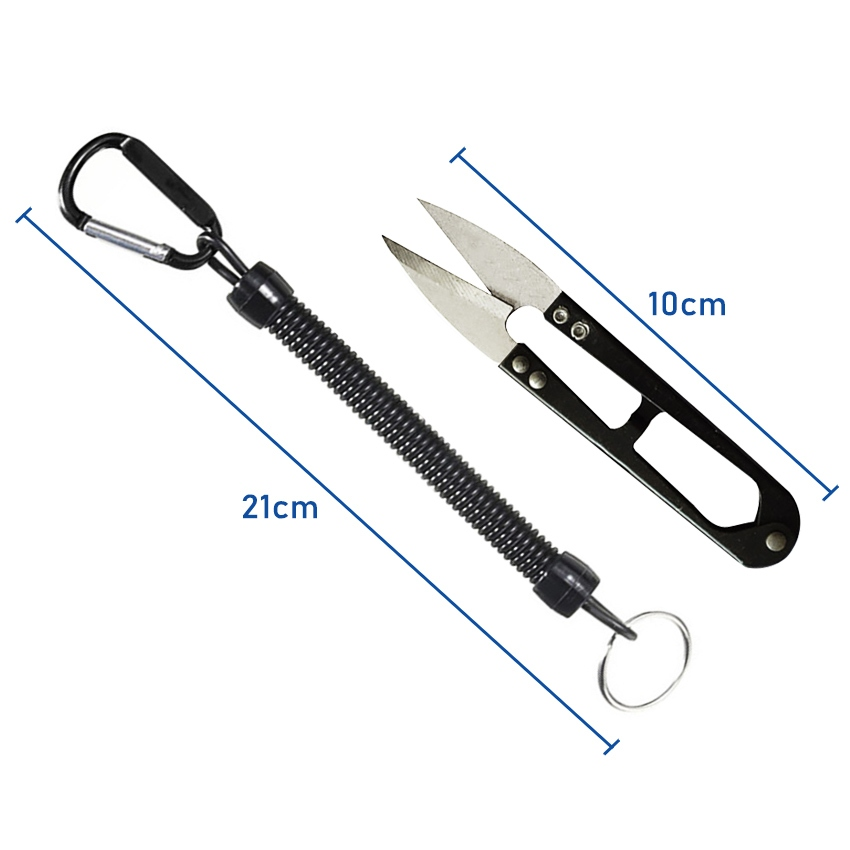 Alicate de pesca conjunto de 5 peças, clipe de peixe, alicate de pesca multifuncional de 5 peças