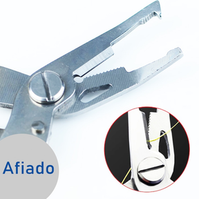 Alicate de pesca conjunto de 5 peças, clipe de peixe, alicate de pesca multifuncional de 5 peças