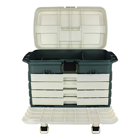 Caixa de Pesca Plano Estojo Plano 758-005 Com 4 Gavetas Importado EUA