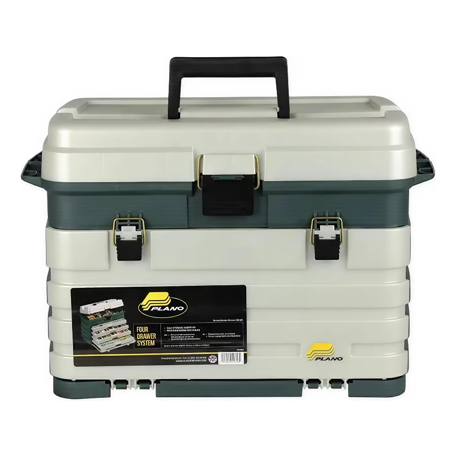 Caixa de Pesca Plano Estojo Plano 758-005 Com 4 Gavetas Importado EUA