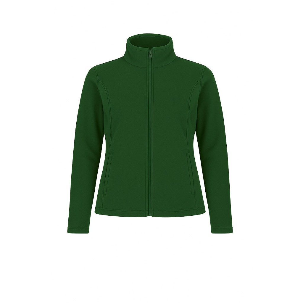 Jaqueta Blusa Soft Fleece Feminina Flanelado Gola Alta Inverno Tamanho Médio ao Plus Size