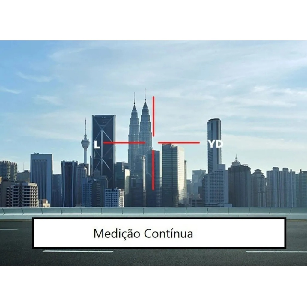 Medidor De Distância Monóculo Laser Rangefinder 650m Artbull Golf Tiro Caça Esportivo