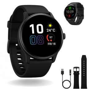 Relógio Smartwatch Inteligente Resistente a Água Com 2 Pulseiras