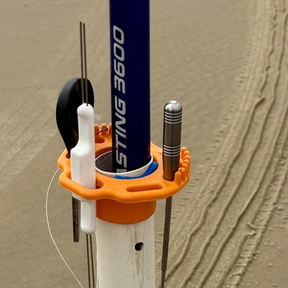 Suporte de Vara de Pesca Nano Pipe | Mini Secretaria de Pesca de Praia | CHUMBADA OFICIAL