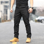 Calça Cargo Trilha Outdoor Masculina Calça Tática à Prova de Vento e Água com Bolsos Múltiplos