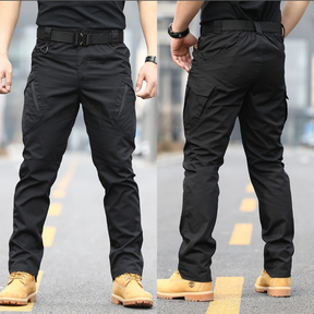 Calça Cargo Trilha Outdoor Masculina Calça Tática à Prova de Vento e Água com Bolsos Múltiplos