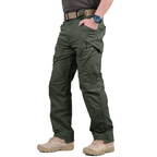 Calça Cargo Trilha Outdoor Masculina Calça Tática à Prova de Vento e Água com Bolsos Múltiplos