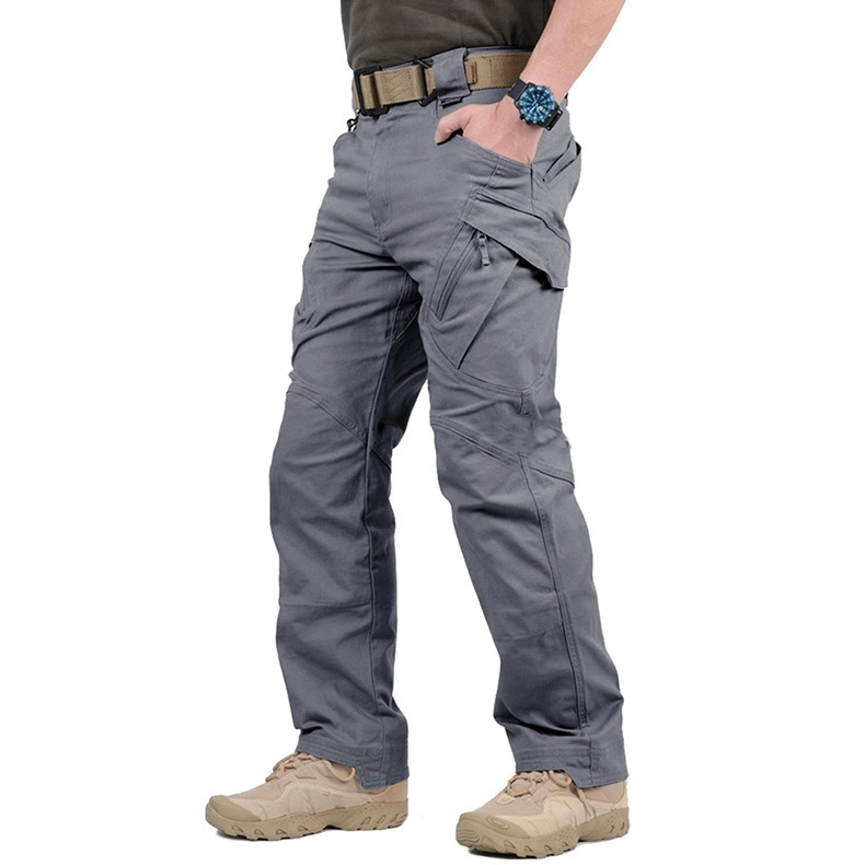 Calça Cargo Trilha Outdoor Masculina Calça Tática à Prova de Vento e Água com Bolsos Múltiplos