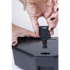 Kit 03 Porta Isca Com Chave para Proteção Para Crianças e Animais