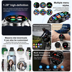 2025 relógio inteligente M18 tela sensível ao toque esportes chamada smartwatch masculino para android
