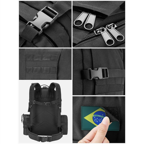 New Hawaii 55L Mochila Militar Tática Masculina,Mochila Grande para Acampamento Destacável