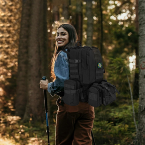 New Hawaii 55L Mochila Militar Tática Masculina,Mochila Grande para Acampamento Destacável