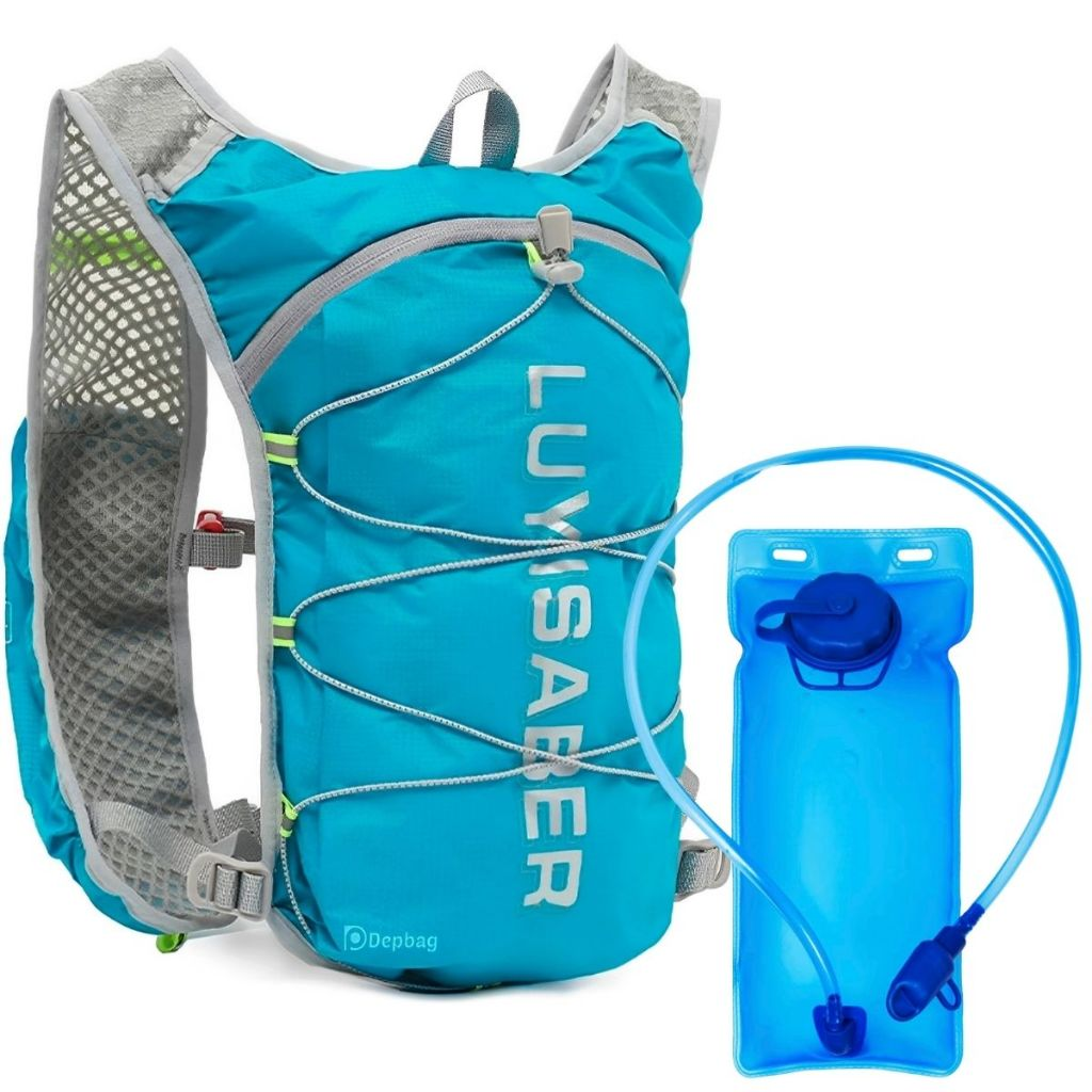 Mochila Colete Hidratação Squeeze Ciclismo Impermeável Resistente Corrida Maratona Trilha Splash