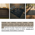 Manta de Camping Base Impermeável para 6 pessoas XL Confort - Vila Flor