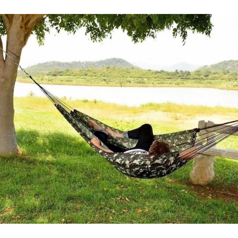 Rede De descanso Dormir , Caça, Exército Camuflada Militar Camping Trilha na mata 3,50 m X 1,50m