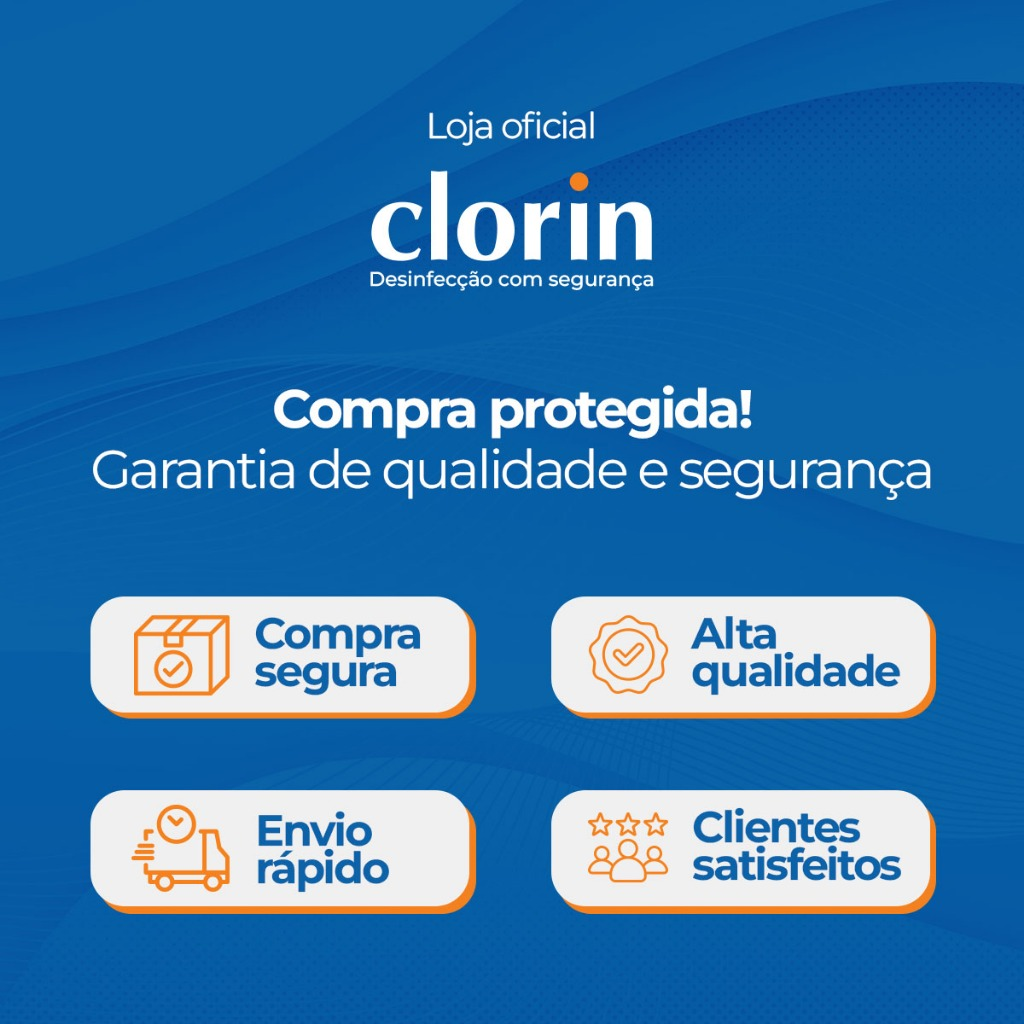 Kit 2 Clorin 1 p/ Purificar Água de Qualquer Fonte c/ 20un