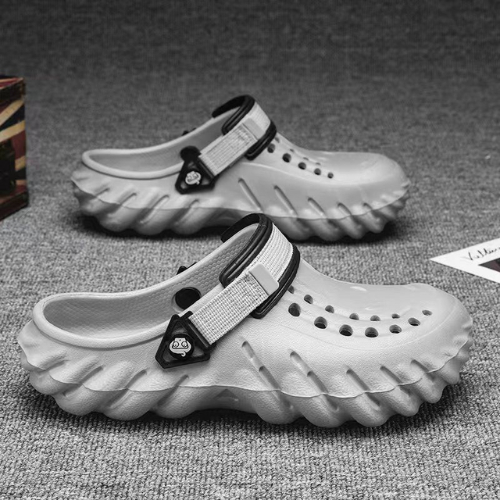 Nova Sandália Echo antiderrapante Sola Grossa Antiderrapante EVA Moda Bico Redondo